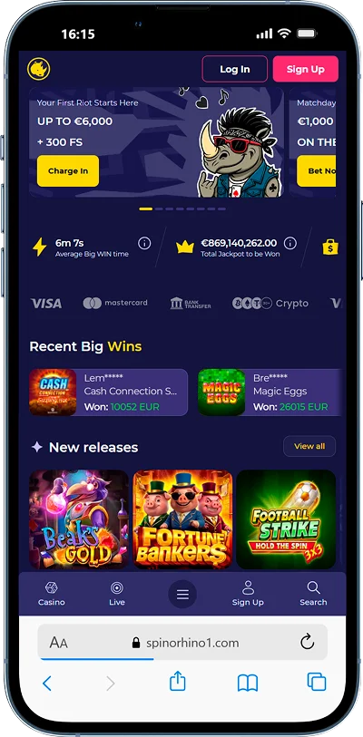 Spinorhino app