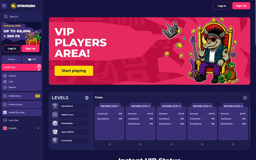 Spinorhino VIP programma