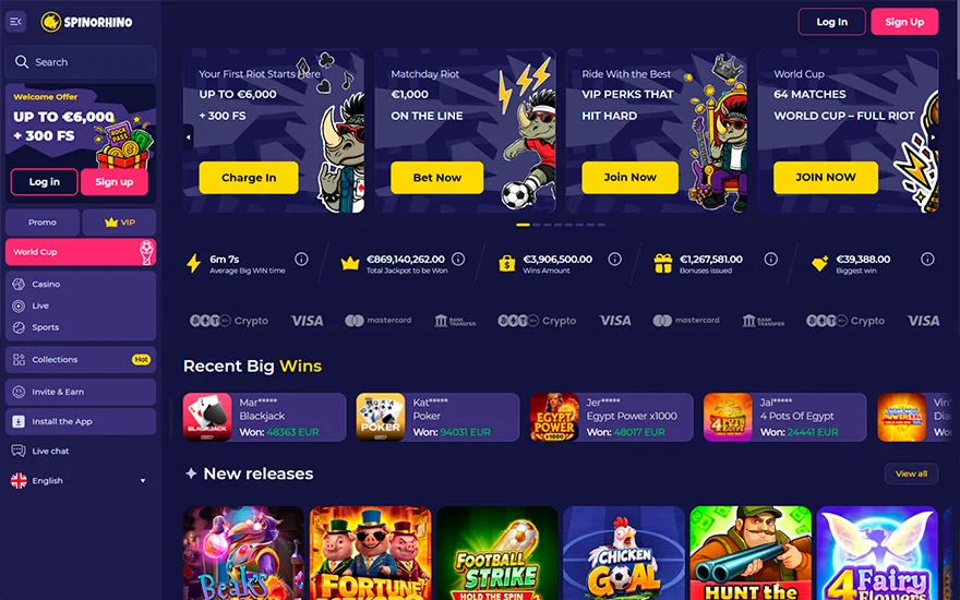 Spinorhino screenshot